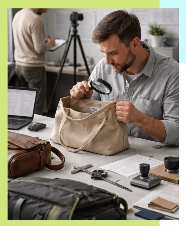 Сертификация сумок в Соколе, оформление и получение сертификатов