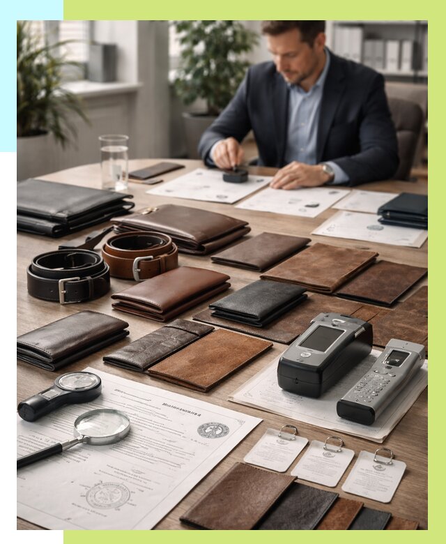 Сертификация кожаных изделий в Соколе от 12503 р. | Алешин-Скл