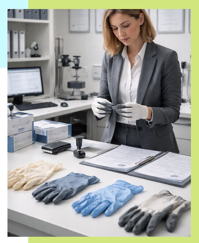 Сертификация перчаток в Соколе от 8856 р. | Алешин-Скл