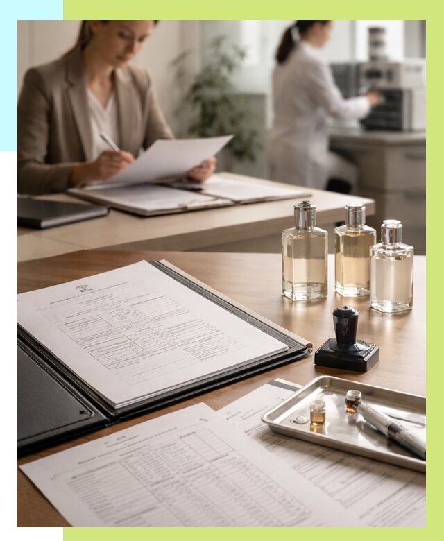 Сертификация парфюмерии в Соколе от 15629 р. | Алешин-Скл