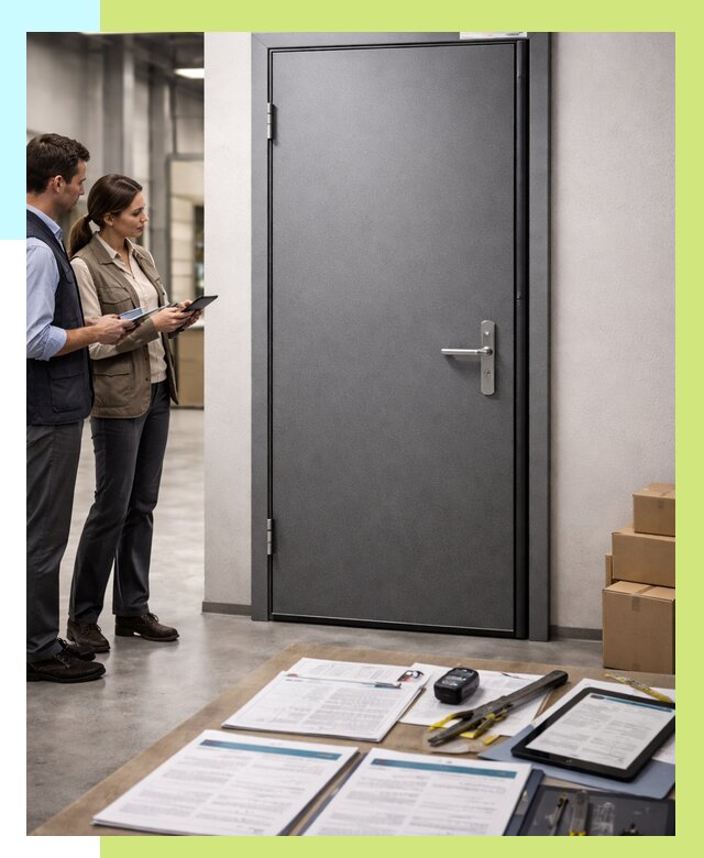 Сертификация противопожарных дверей в Соколе от 9377 р. | Алешин-Скл