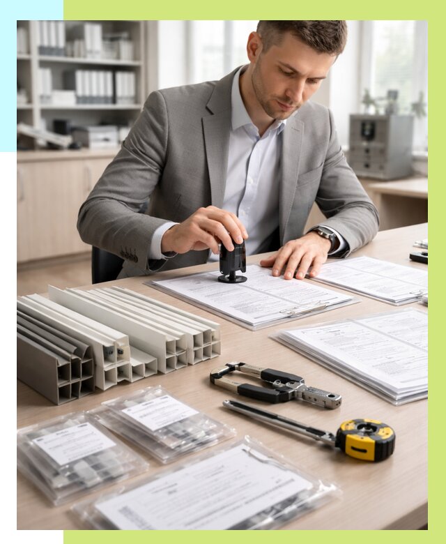 Сертификация ПВХ продукции в Соколе от 8856 р., Алешин-Скл