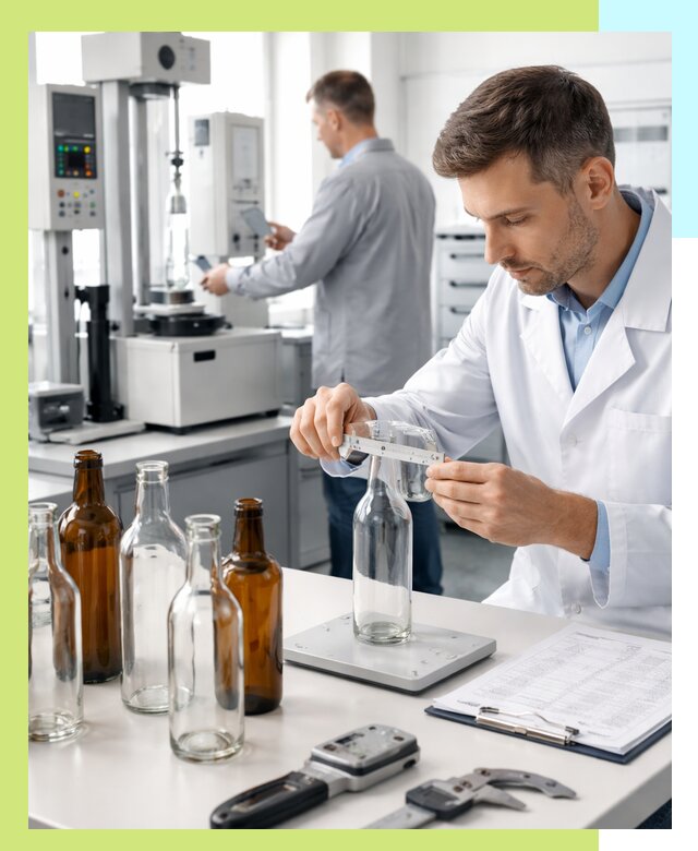 Сертификация стеклянных бутылок и сопутствующей упаковки в Соколе