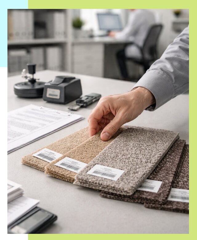 Сертификация ковролина в Соколе от 15629 р., Алешин-Скл