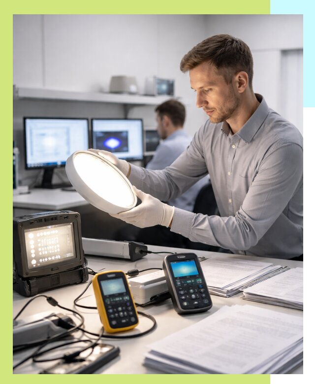 Сертификация светильников в Соколе: испытания и оформление