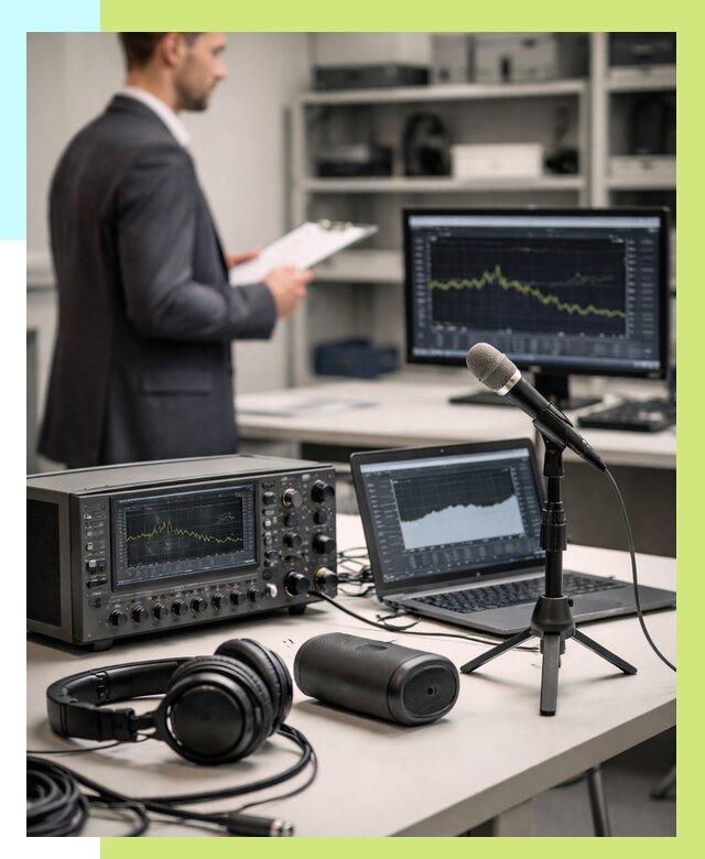 Сертификация аудиотехники в Соколе от 15629 р., Алешин-Скл