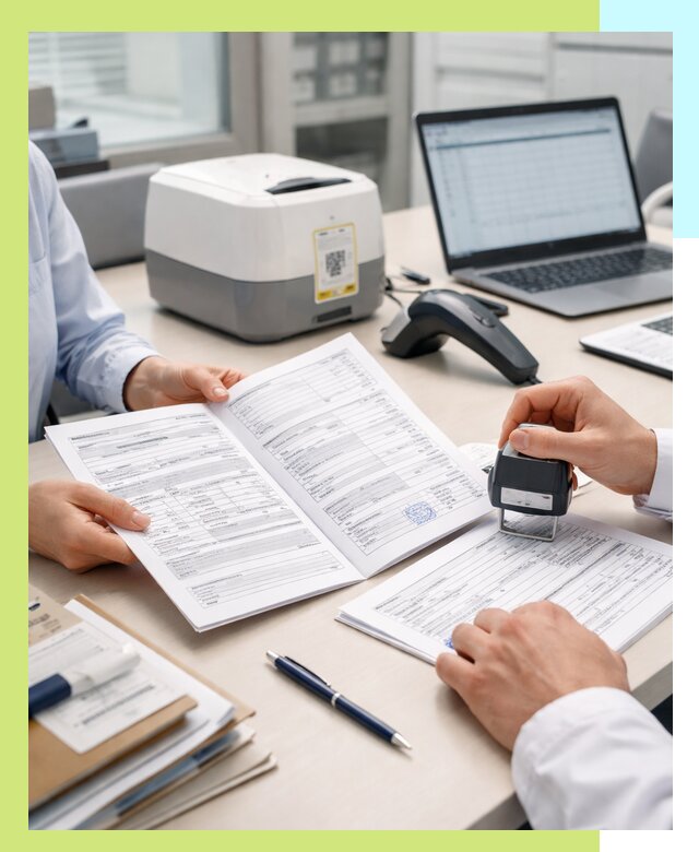 Оформление паспорта на товар и сопроводительных документов в Соколе