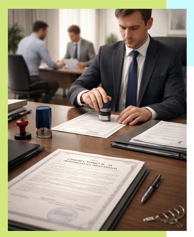 Оформление свидетельства о государственной регистрации в Соколе