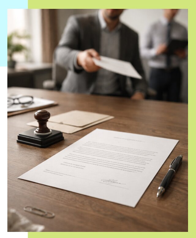 Отказное письмо по сертификации в Соколе от 3647 р. | Алешин-Скл