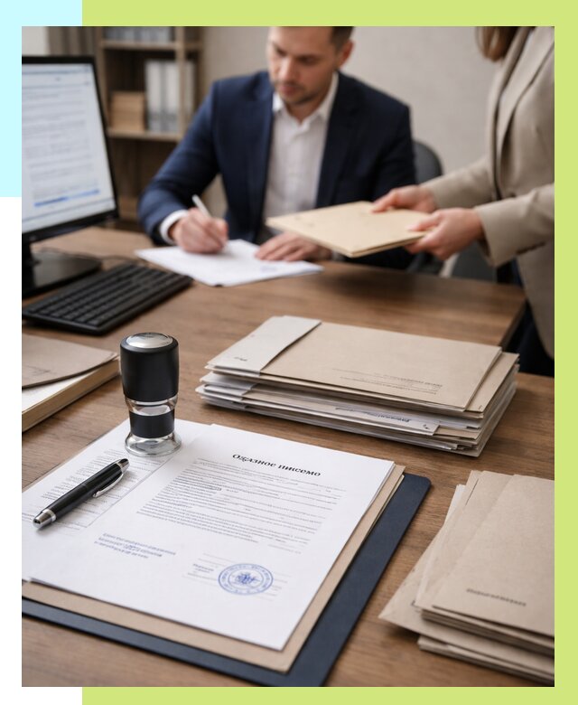 Отказное письмо для таможни в Соколе от 3126 р, Алешин-Скл