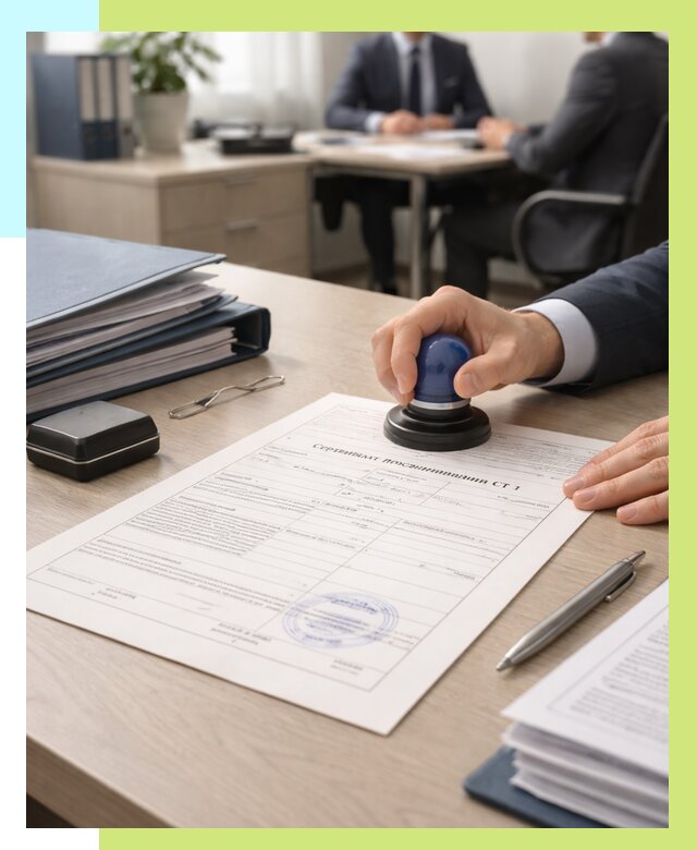 Сертификат происхождения СТ 1 в Соколе от 4689 р. | Алешин-Скл