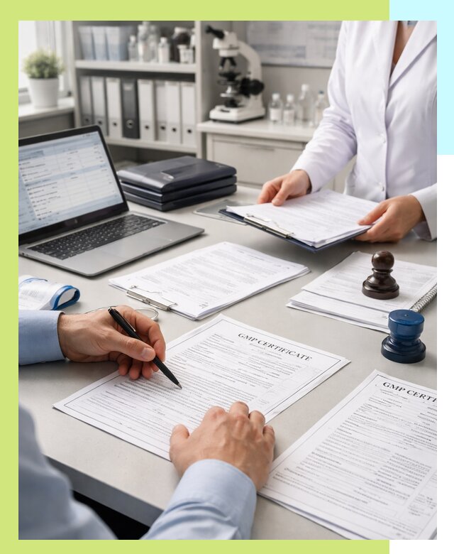 Оформление сертификата GMP в Соколе для фармпроизводства