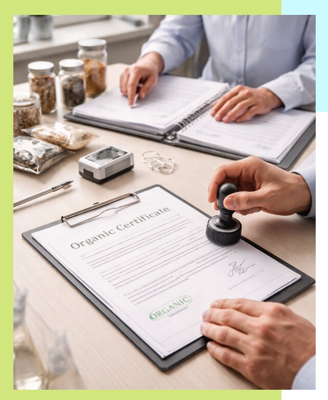 Получение органик сертификата для продукции в Соколе