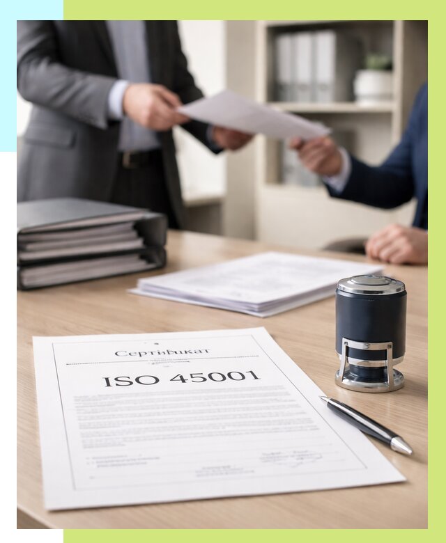 Сертификат ISO 45001 в Соколе под ключ от 46886 р. | Алешин-Скл