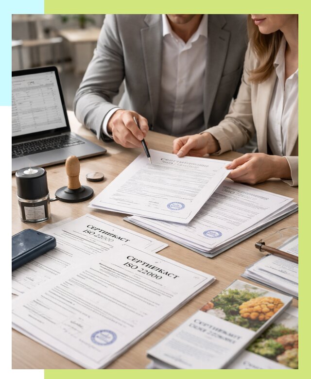 Сертификат ISO 22000 в Соколе от 41676 р. под ключ | Алешин-Скл