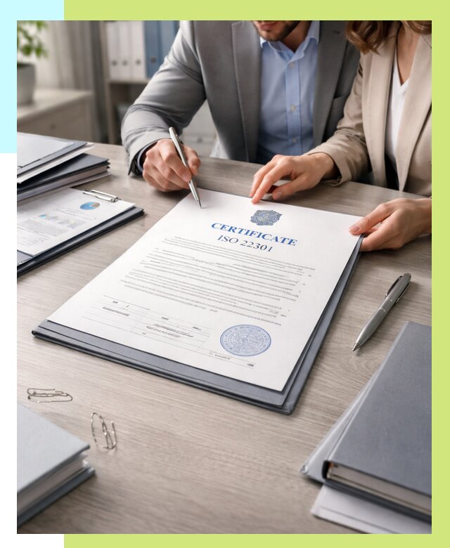 Сертификат ISO 22301 в Соколе от 46886 р. | Алешин-Скл срочно