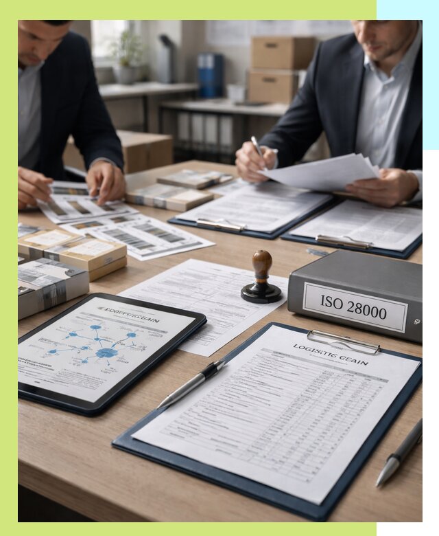 Получение сертификата ISO 28000 по безопасности цепи поставок в Соколе