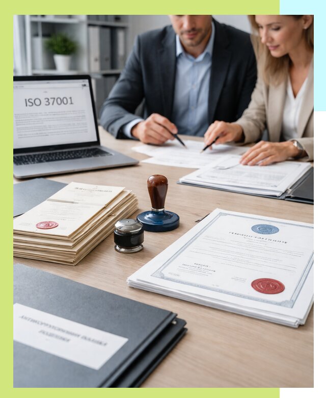 Получение сертификата ISO 37001 по системе борьбы с коррупцией в Соколе