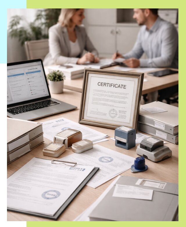 Сертификация компании в Соколе от 46886 р. | Алешин-Скл — заказ